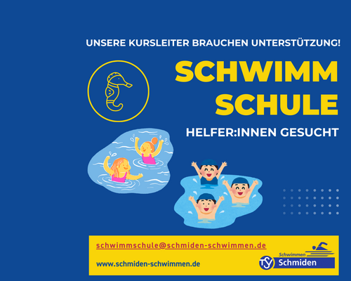 Unsere Schwimmschule braucht Unterstützung
